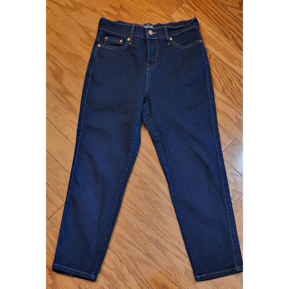 Levi's 512 Womens (Size 4) Blue Denim Perfectly Slimming Ankle Pencil Jeans - Picture 1 of 16